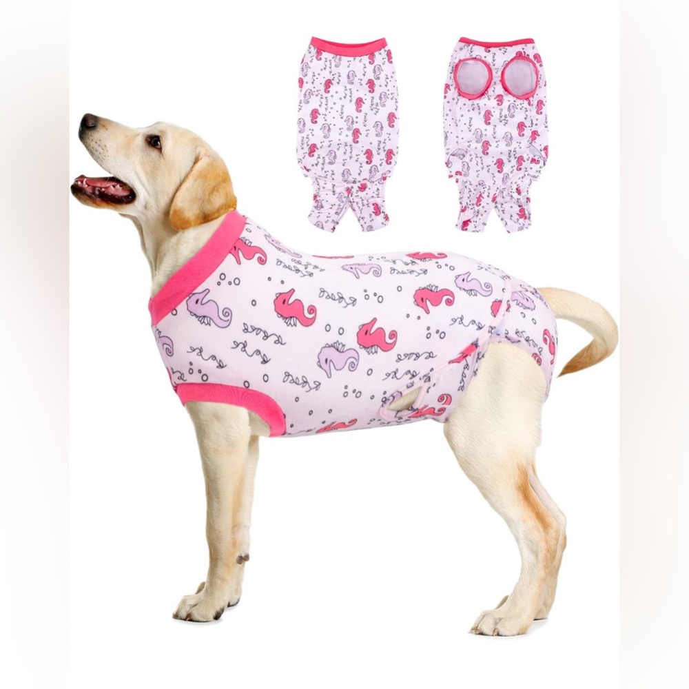 Unisex Size Large Dog Recovery Suit- Male/Female Bodysuit